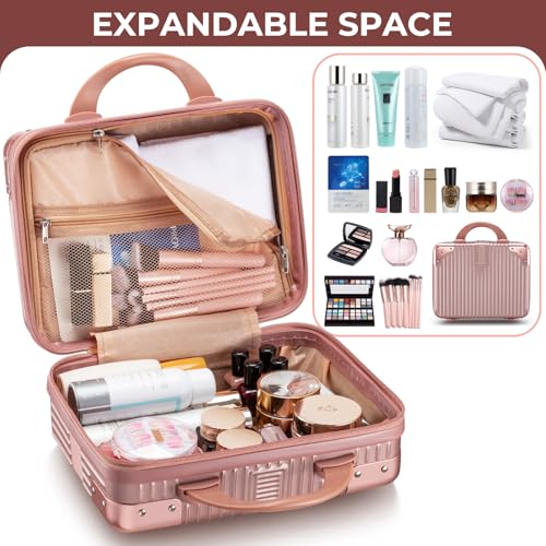 Noverlife Estuche de viaje cosmético portátil de 12 pulgadas