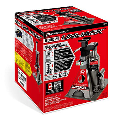 Powerbuilt - Gato de botella y soportes de gato en uno, 3 to