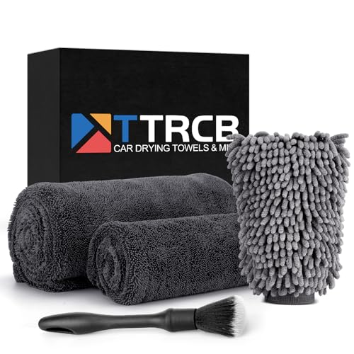 Paquete de 2 toallas de microfibra de 1300 GSM, toallas de m
