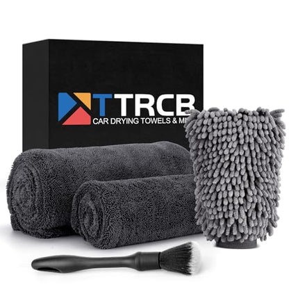 Paquete de 2 toallas de microfibra de 1300 GSM, toallas de m