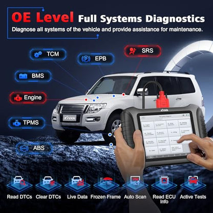 XTOOL Herramienta de diagnóstico de escáner OBD2 de nivel pr