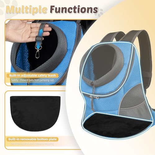 WOYYHO Mochila transportadora para perros pequeños, mochila