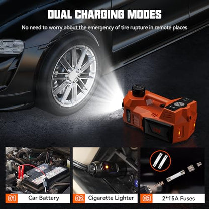 Kit de gato eléctrico para automóvil, 5 toneladas (11023 lib