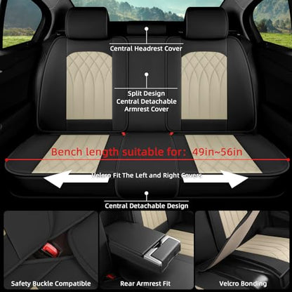 Juego completo de fundas de asiento de automóvil, 5 fundas d