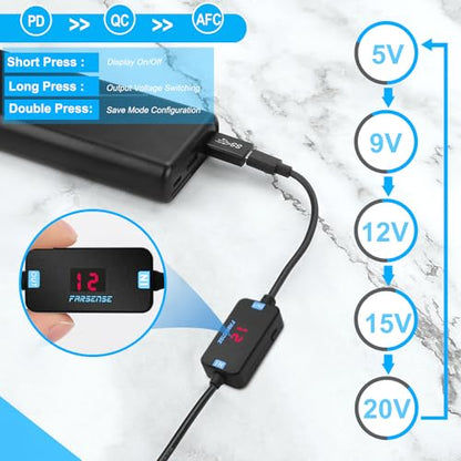 FARSENSE Adaptador USB A a 12 V para encendedor de cigarrill