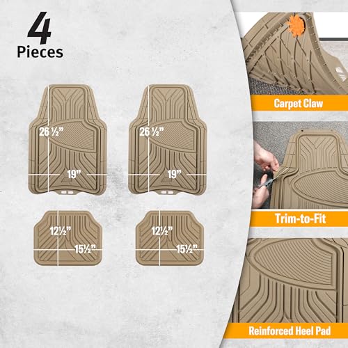 Armor All Alfombrillas de 4 piezas de cobertura completa par