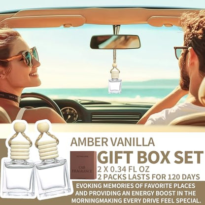 Daily Ambientador unisex ámbar vainilla para automóvil, paqu