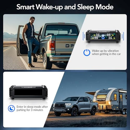 VXDAS RV Accessories Sistema de monitoreo de presión de neum