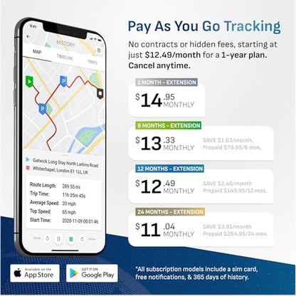 104 PRO - Rastreador magnético de vehículos con GPS 4G, loca