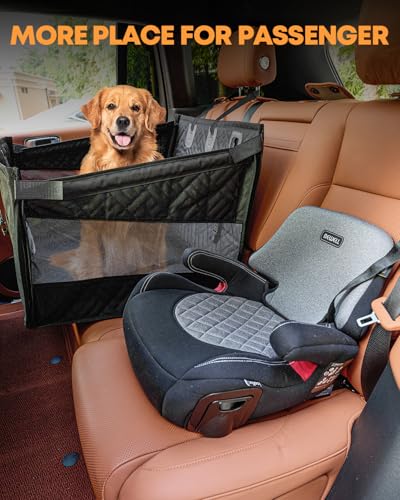 Kohree Funda de asiento de automóvil para perros medianos, f