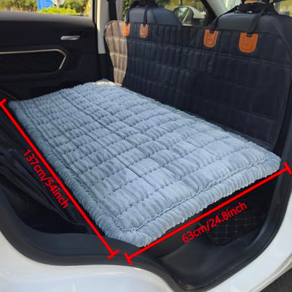 Cama para perro para automóvil, tapete de cama de asiento tr