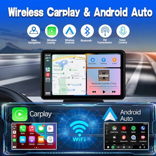 Para Apple Carplay inalámbrico portátil de 7 pulgadas pantal