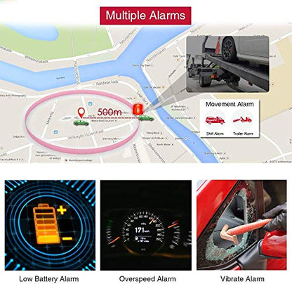 Rastreador GPS 4G para vehículos magnéticos ocultos, localiz