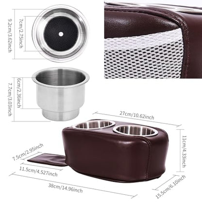 Pontón, soporte para vasos de asiento de barco, soporte dobl