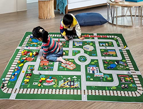 Alfombra de juego para sala de juegos para niños, camino de