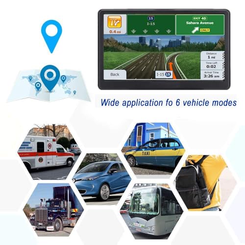 Navegador GPS para automóvil, el último mapa LONGRUF 2025 de