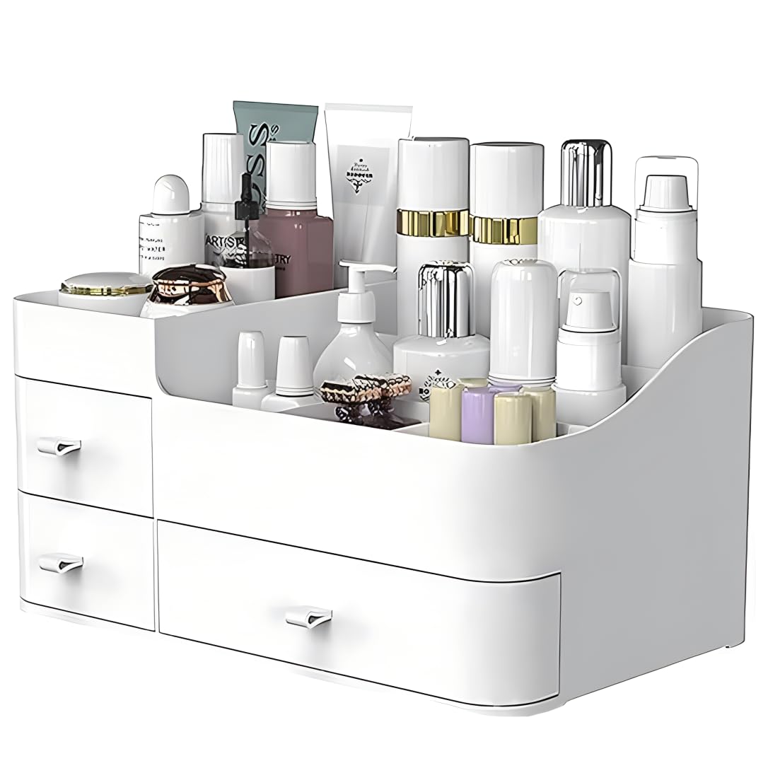 ONXE Organizador de maquillaje con cajones, organizador de e