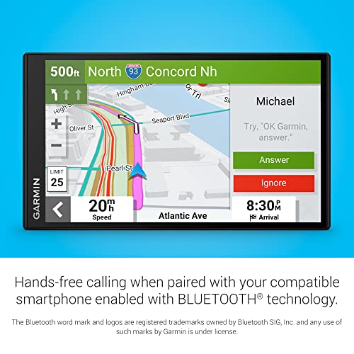 Garmin DriveSmart 76, navegador GPS para automóvil de 7 pulg