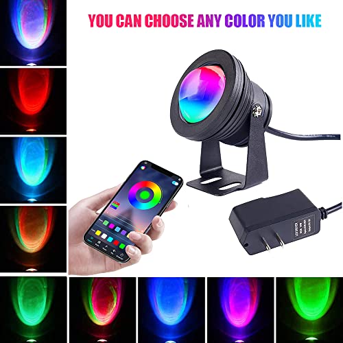 10W 12V RGB LED estanque - 900LM IP67 impermeable foco exter