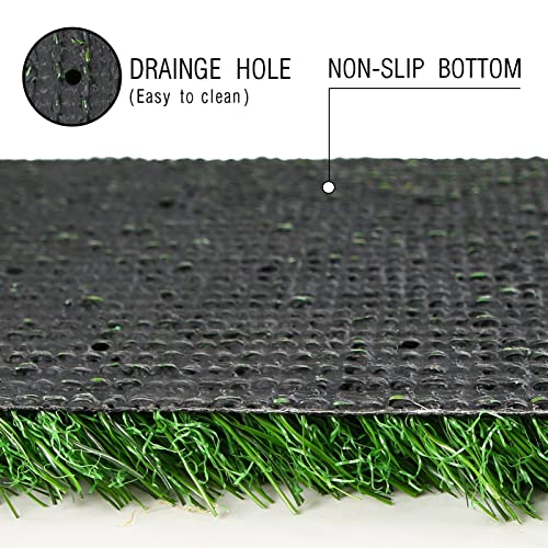 XLX TURF Camino de mesa de césped artificial de 12 x 72 pulg