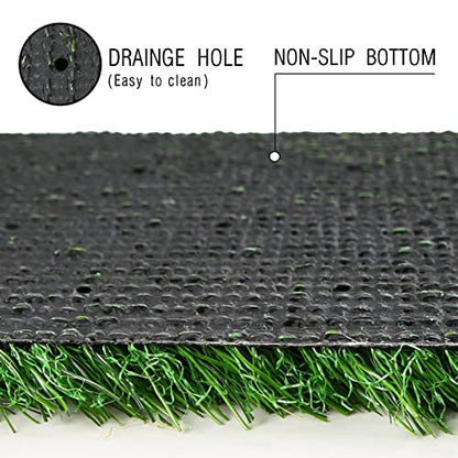 XLX TURF Camino de mesa de césped artificial de 12 x 72 pulg