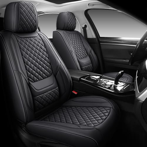 Fundas de asiento de automóvil de cobertura completa, par de