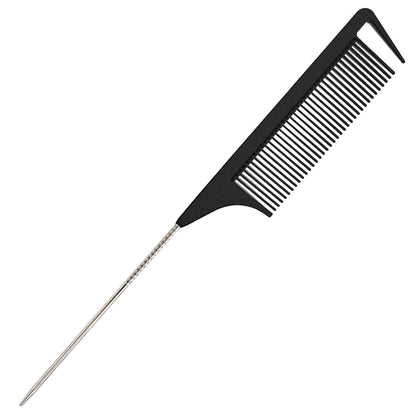 Yumflan Peine para el cabello, peine de cola de rata para tr
