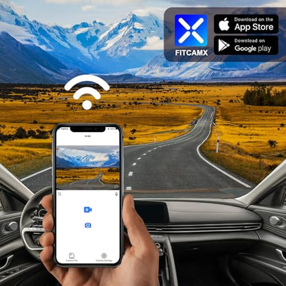 Fitcamx 2160P+trasera 1080P Dash Cam Adapts para Hyundai Ela