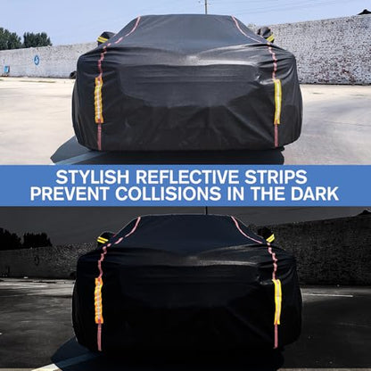 Funda de automóvil impermeable para todo tipo de clima, 6 ca