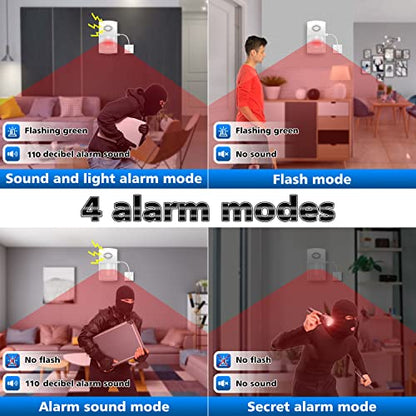 Alarma con sensor de movimiento WiFi: Alerta de detector de