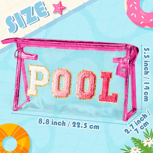 Y1tvei Bolsa de maquillaje transparente para piscinas, color