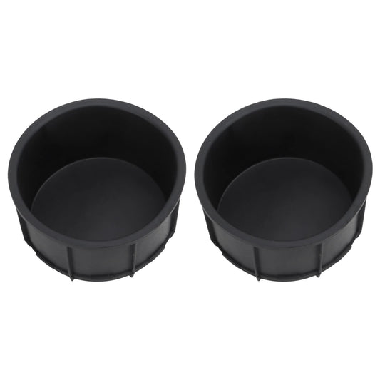 Forro de inserción para portavasos, 2 piezas de goma negra p