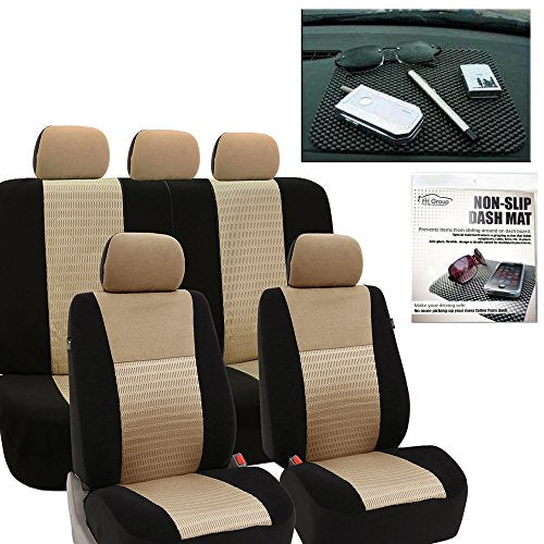 FH Group Juego completo de fundas de asiento de automóvil, c