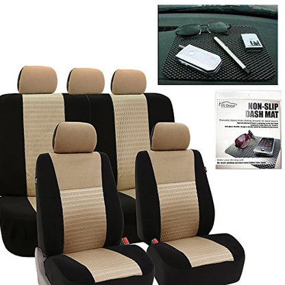 FH Group Juego completo de fundas de asiento de automóvil, c