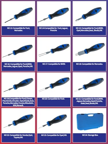Kit de herramientas de extracción de terminales 23 PCS Kit d