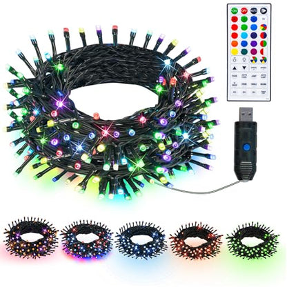 Dazzle Bright Luces de Navidad que cambian de color, 100 luc