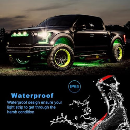 Livtee Kit de luces LED Underglow, tira de luces RGB con con