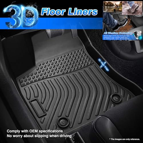 Cartist Alfombrillas aptas para Toyota Highlander 7 asientos