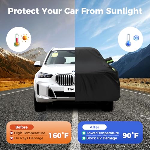 Funda impermeable para automóvil SUV, para todo tipo de clim