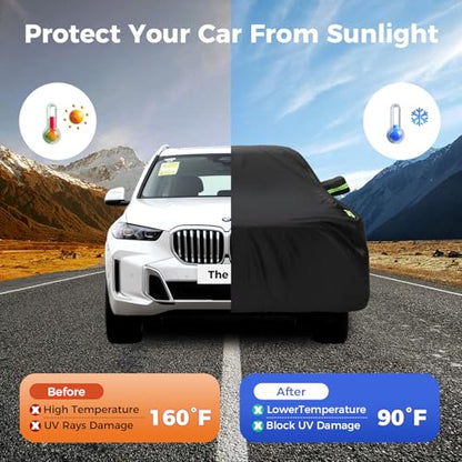 Funda impermeable para automóvil SUV, para todo tipo de clim