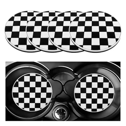 4 posavasos para automóvil, 2.76 pulgadas, antideslizantes,