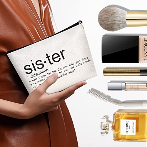 Bolsa de maquillaje Sister Choice Love You Sister hecha a ma