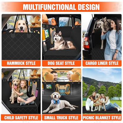 Fundas de asiento de automóvil para perros, 600D resistentes