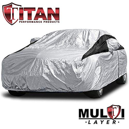 Titan - Funda de automóvil PEVA multicapa prémium para sedan