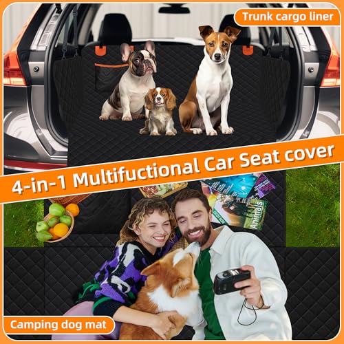 Funda de asiento de coche para perro, asiento trasero para m