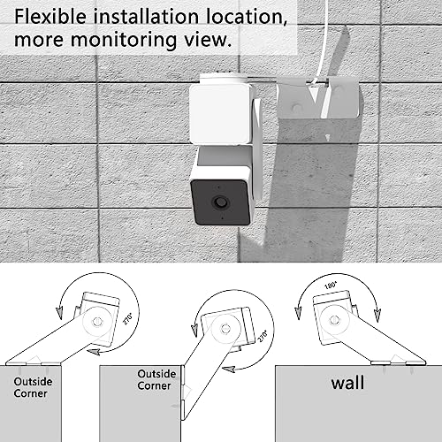 Zwolf Soporte de pared para Wyze Cam Pan V3, soporte de esqu