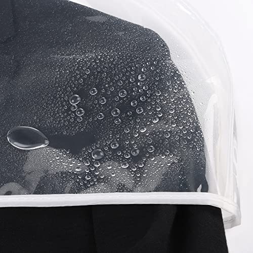 Zilink Fundas transparentes para los hombros para ropa (jueg
