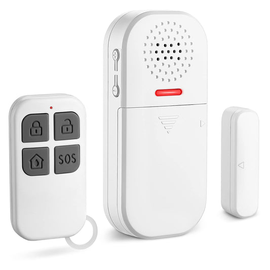 WSDCAM Alarma de puerta fuerte de 130 dB, volumen ajustable,