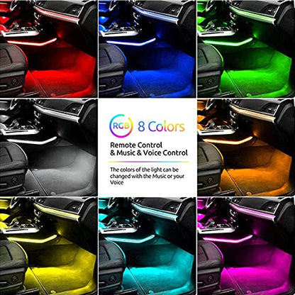 Tira de luces LED RGB 5050 4X 12-SMD Bar colorido brillante