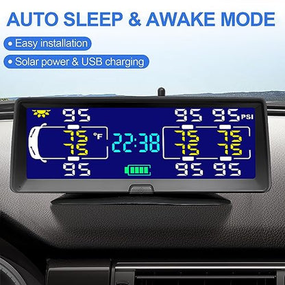 Hieha Sistema de monitoreo de presión de neumáticos para car